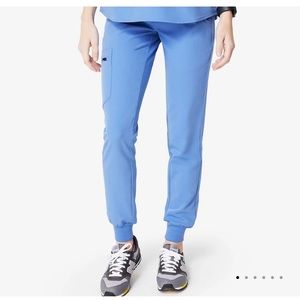 FIGS Zamora Jogger Scrub Pants XXS Ceil Blue
